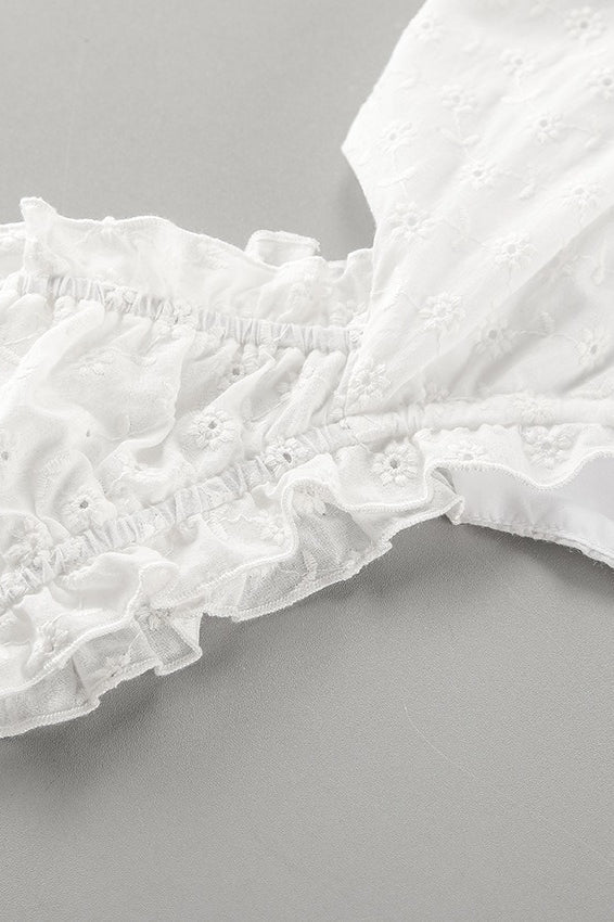 Short Sleeve Ruffled Boho Dress - Image 4