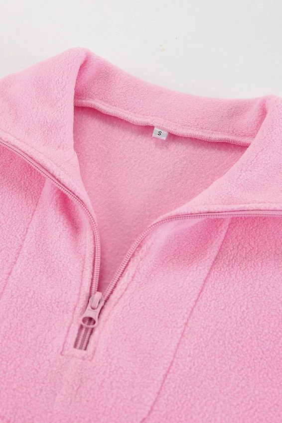 Oversized Fleece Collar Hoodie - Image 4