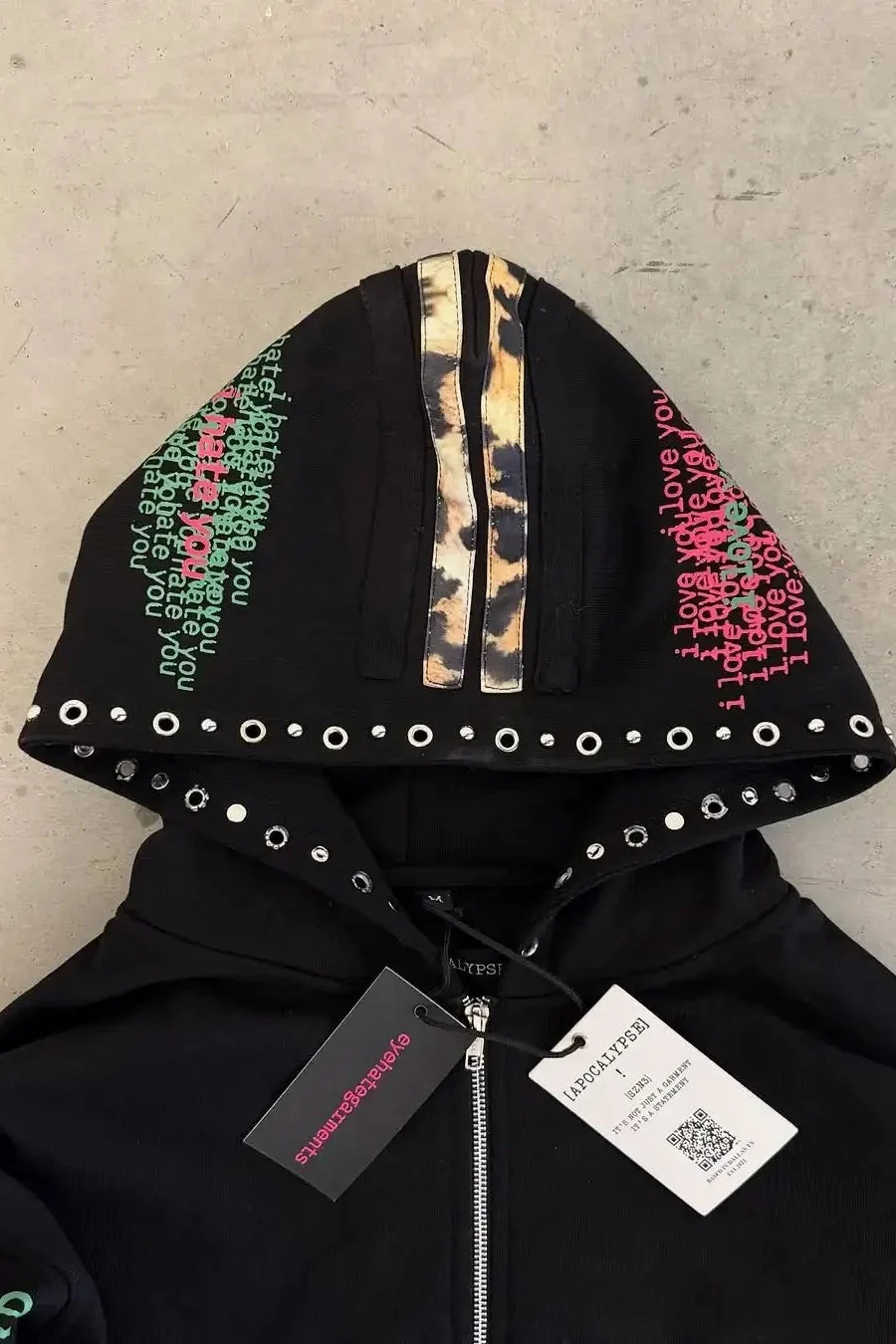 Casual Leopard Print Hoodie - Image 2