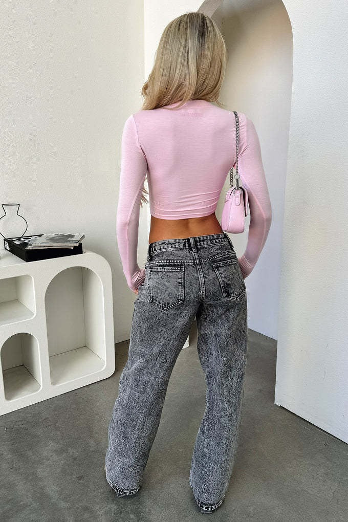 Low Rise Vintage Straight Jeans - Image 5