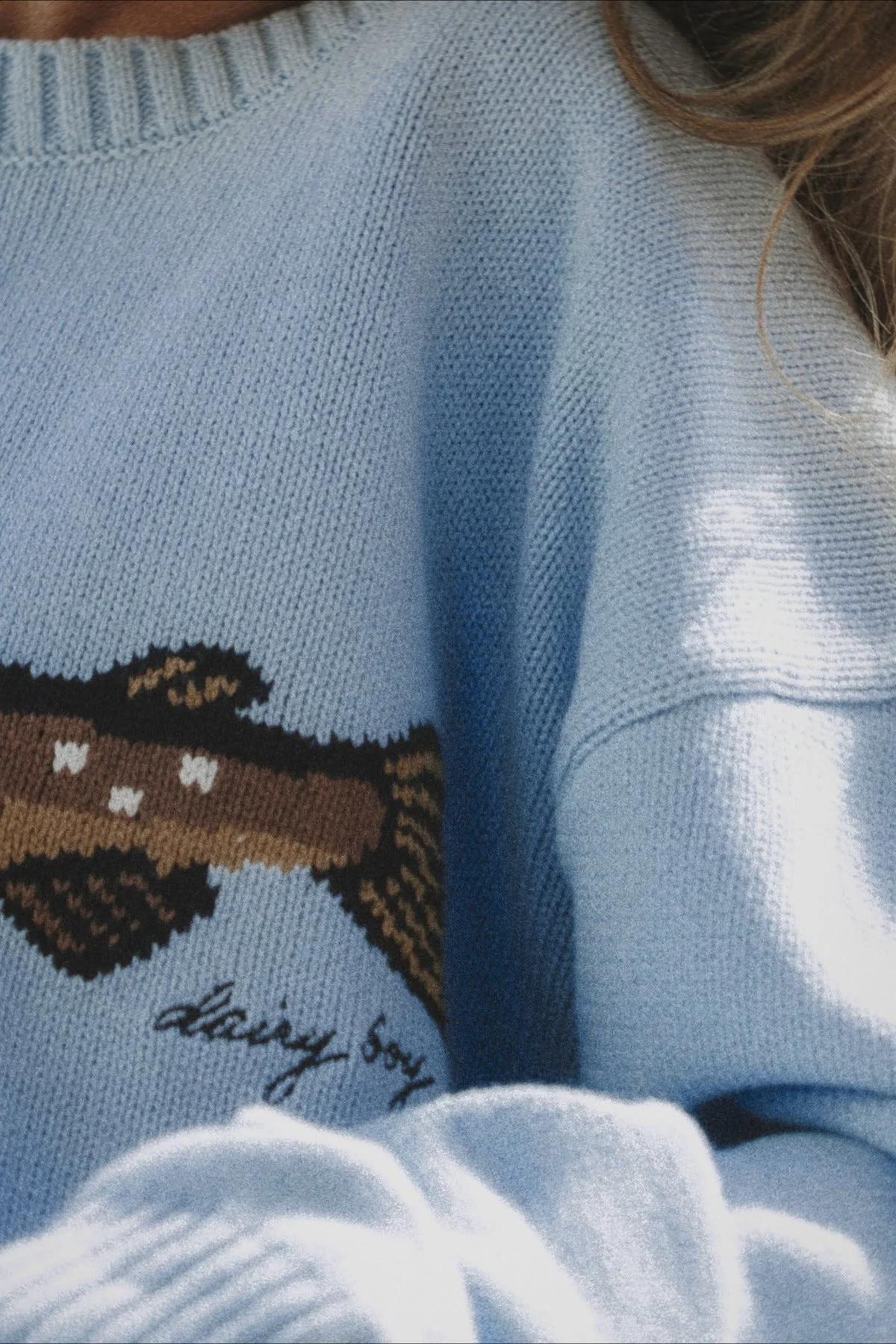 Oversized Fish Print Pullover Sweatshirt - Image 8
