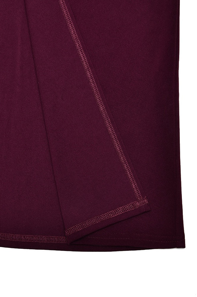 Sexy Backless High Slit Bodycon Maxi Dress - Image 6