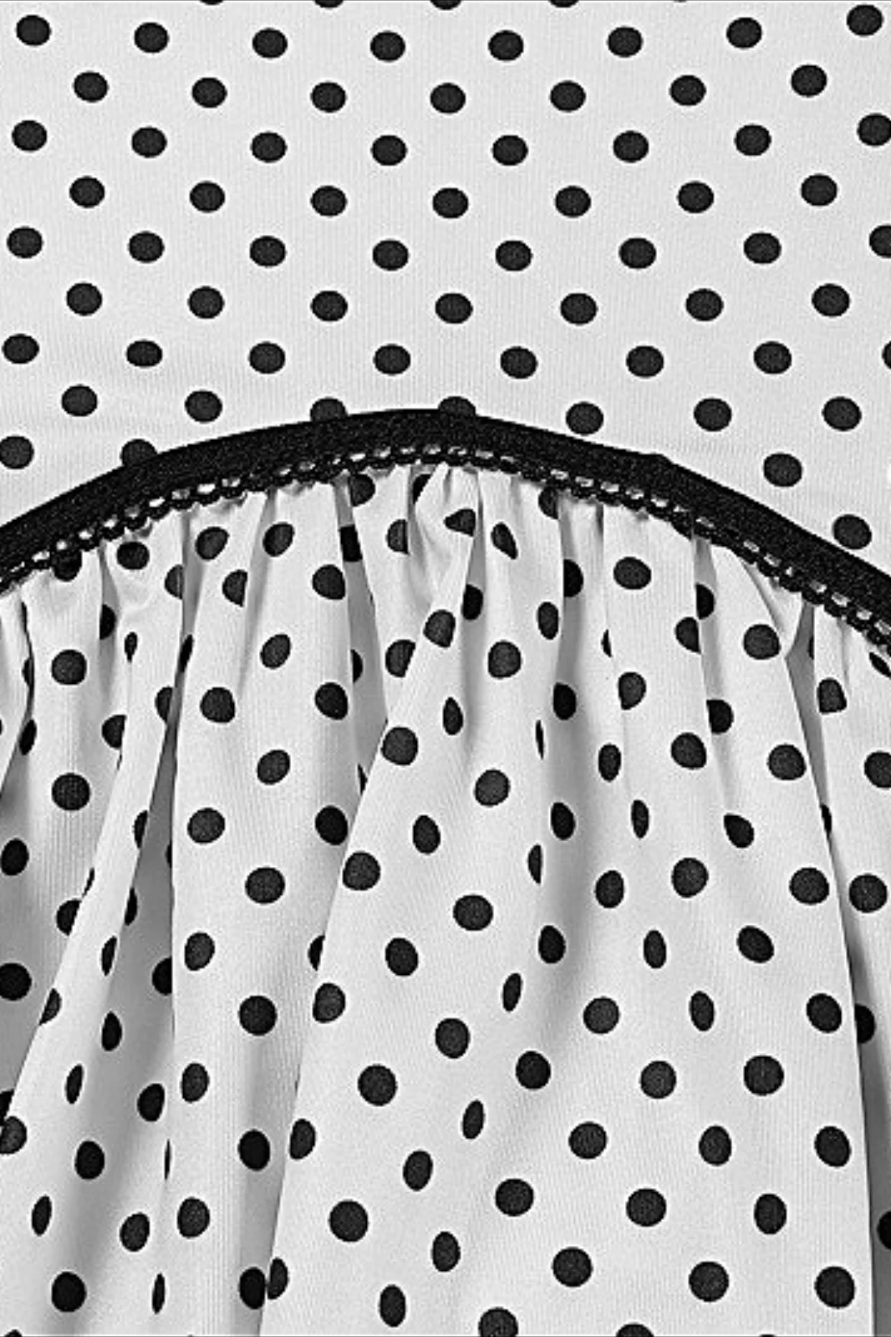 Spaghetti Strap Lace Polka Dot Maxi Dress - Image 7