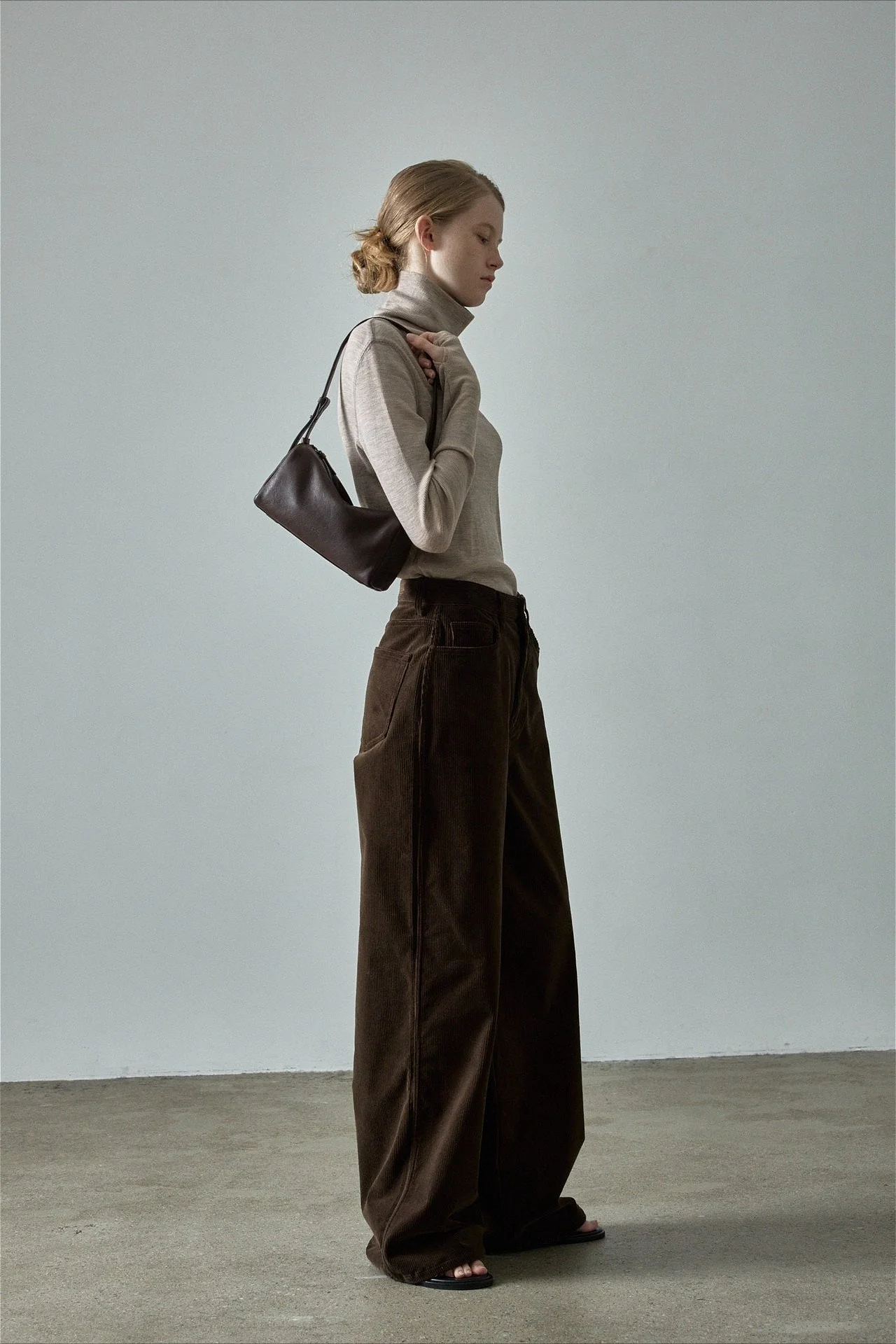 Corduroy High Waist Wide Leg Pants - Image 2