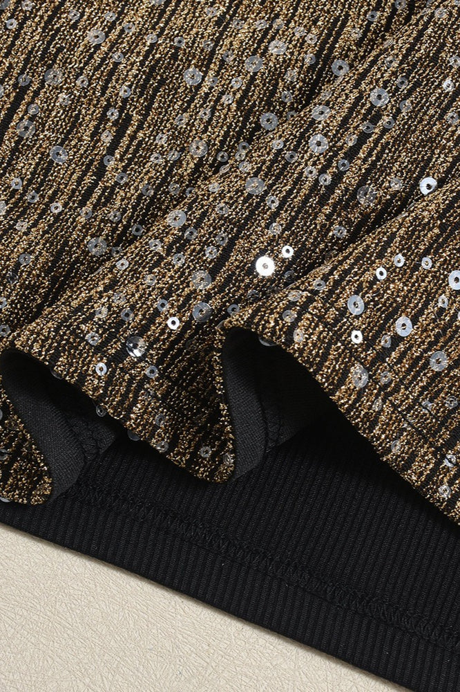 Sequin Strapless Bodycon Mini Dress - Image 4