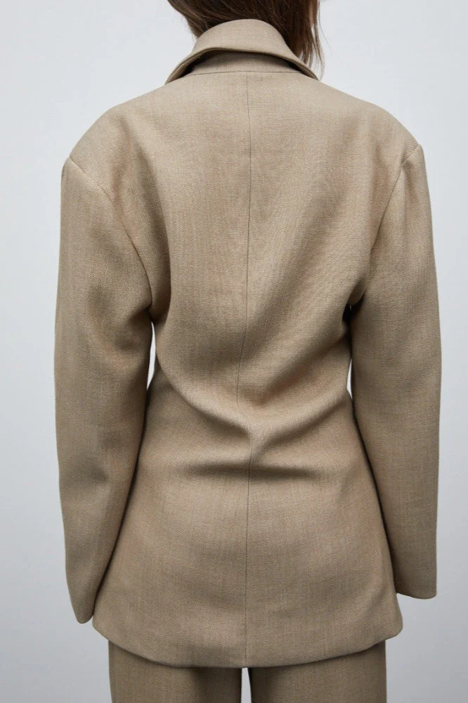 Elegant Loose Fit Blazer - Image 3