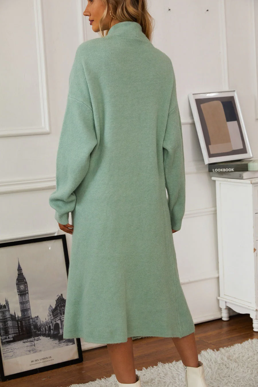Minimalist Knit Two Piece Skirt Set - Image 5