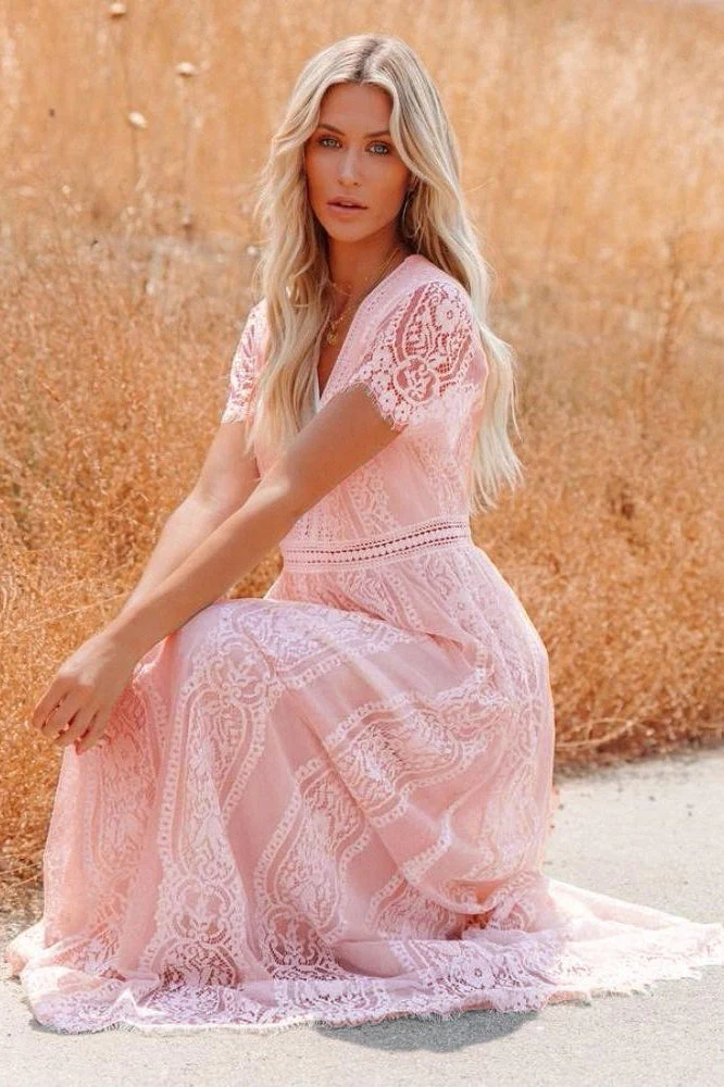 Sheer V Neck Bodycon Maxi Dress - Image 7