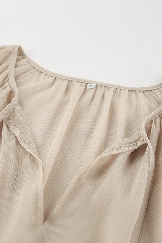 Batwing Sleeve Sun Protection Maxi Dress - Image 5