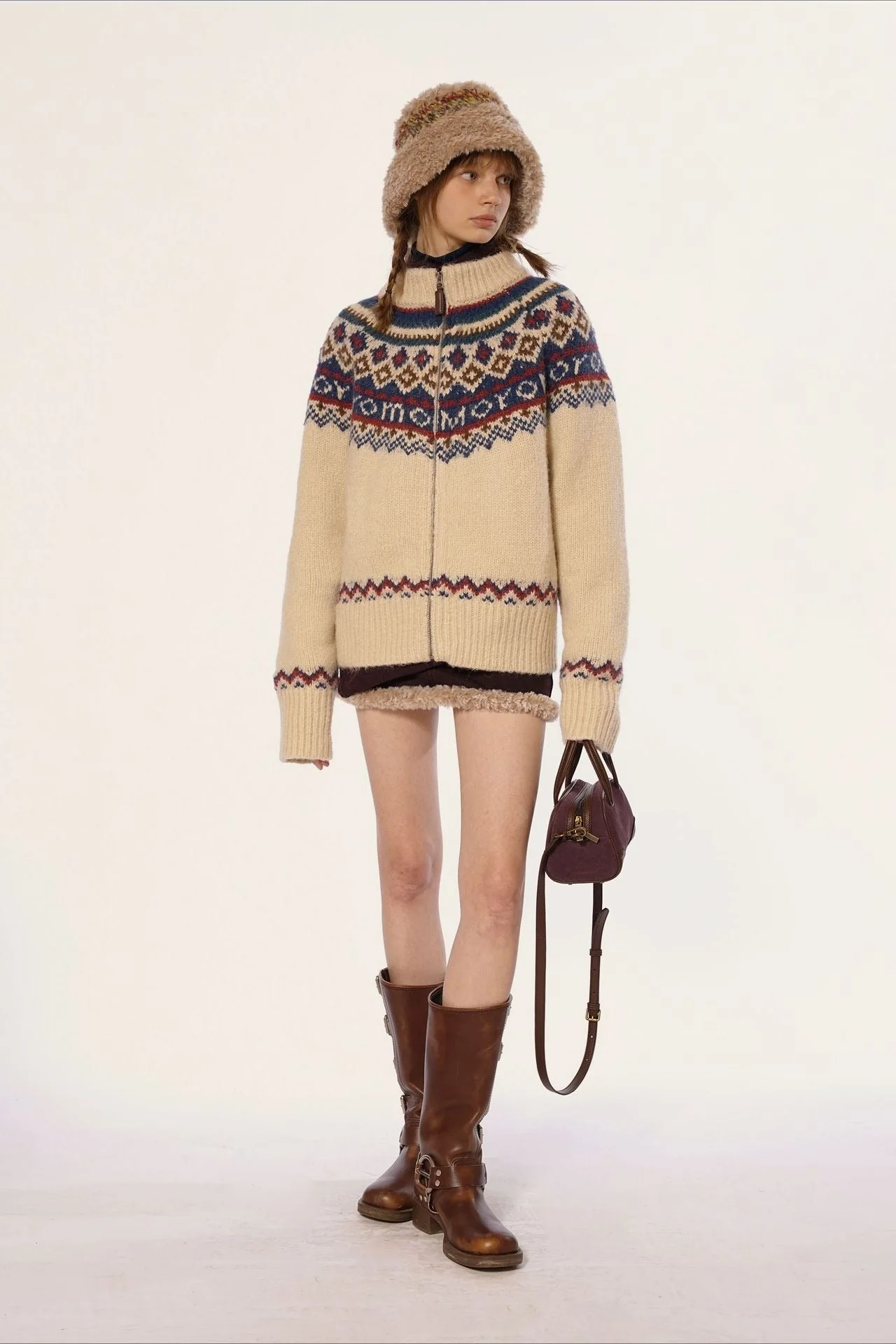 Vintage Fair Isle Knit Sweater - Image 5
