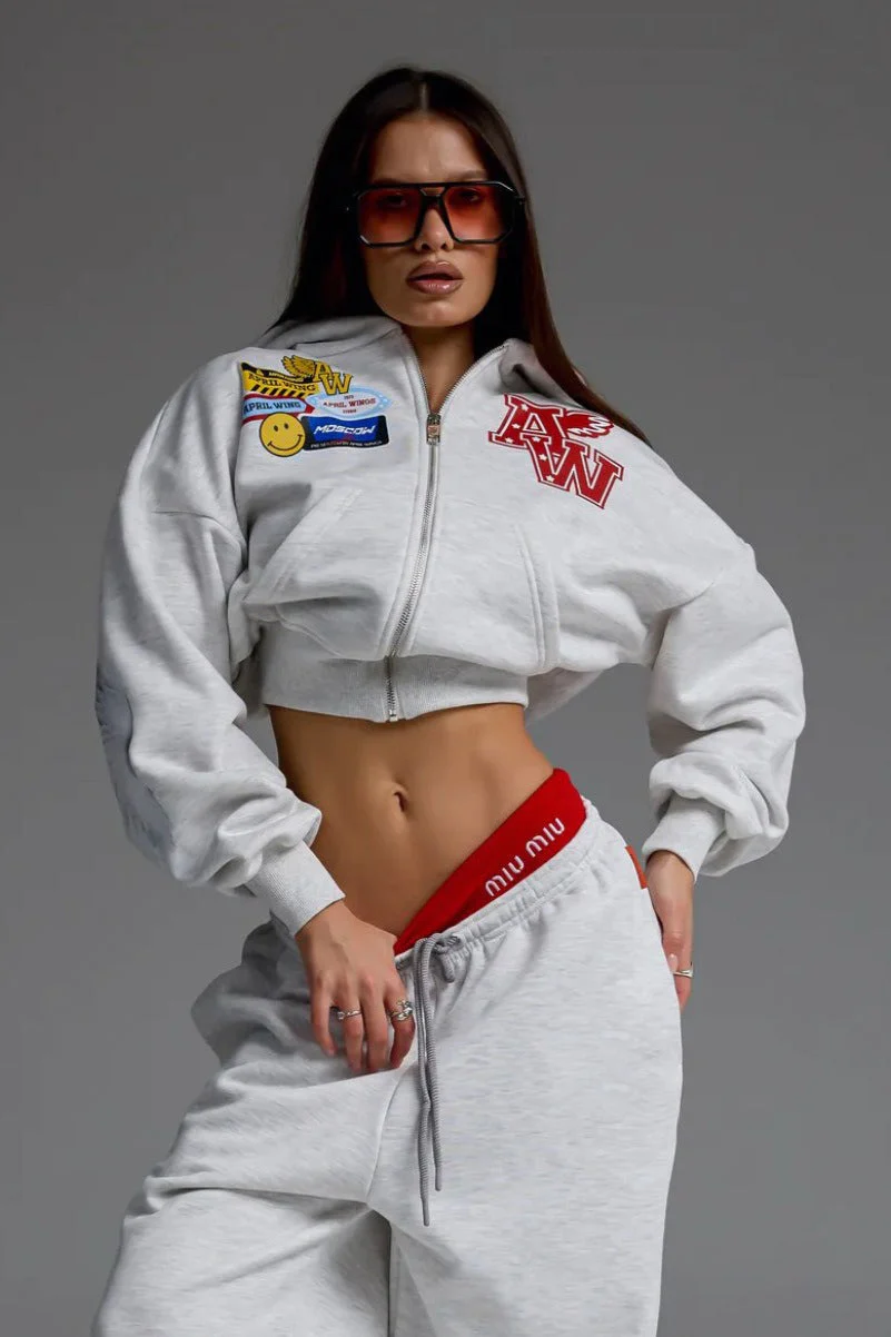 Motorcycle Graphic Zip Up Hoodie - Image 11