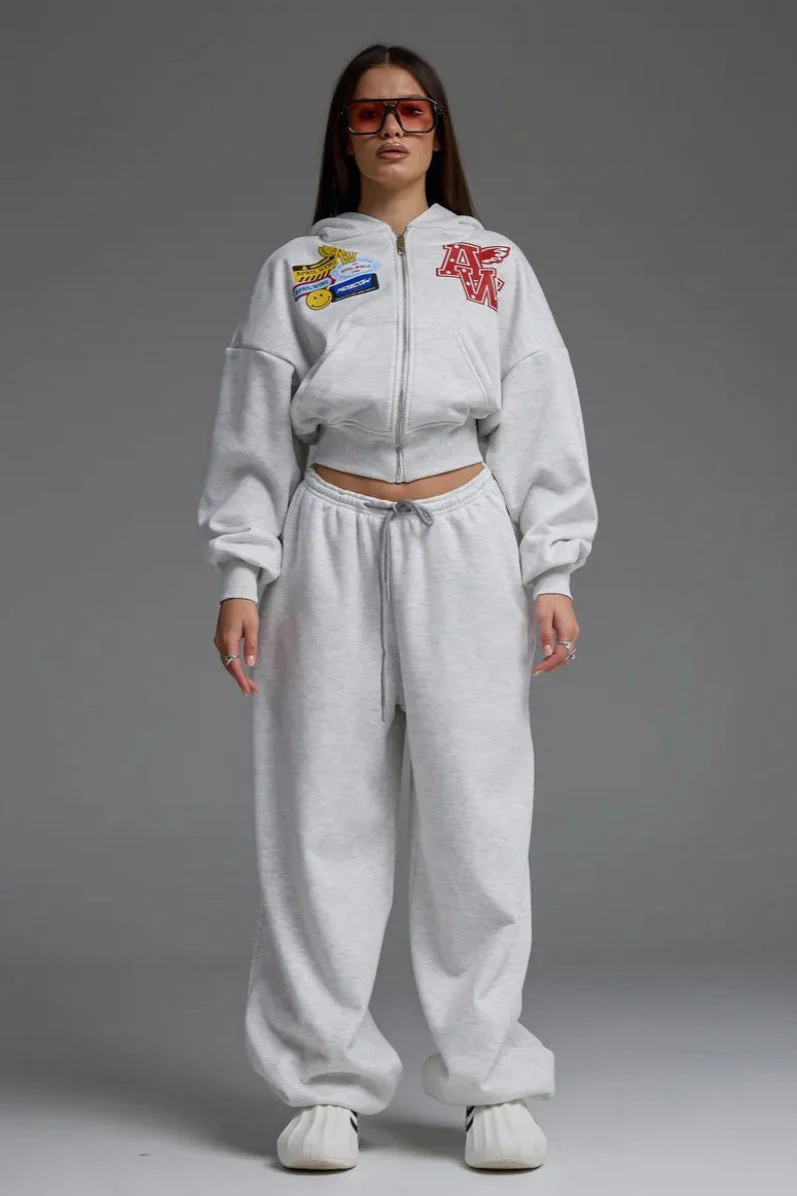 Motorcycle Graphic Zip Up Hoodie - Image 2