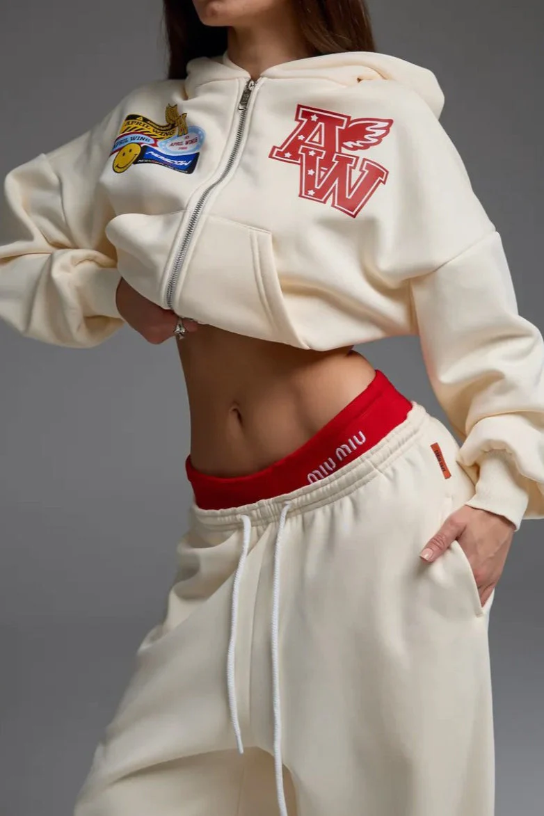 Motorcycle Graphic Zip Up Hoodie - Image 8