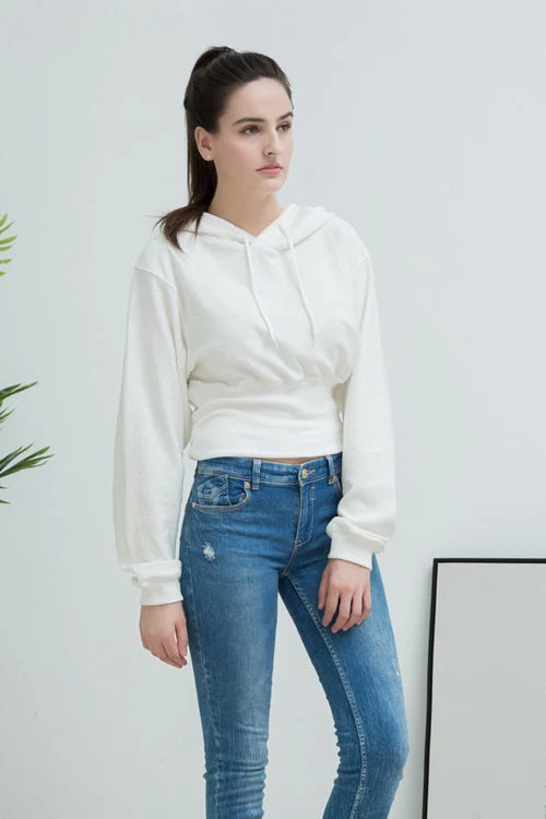 High Waist Loose Fit Hoodie - Image 2