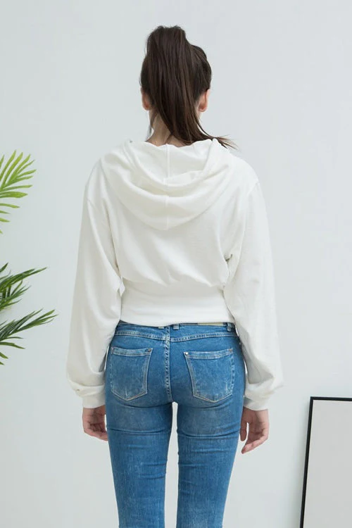 High Waist Loose Fit Hoodie - Image 3