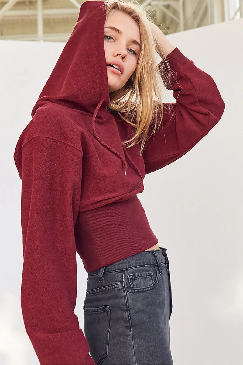 High Waist Loose Fit Hoodie - Image 5