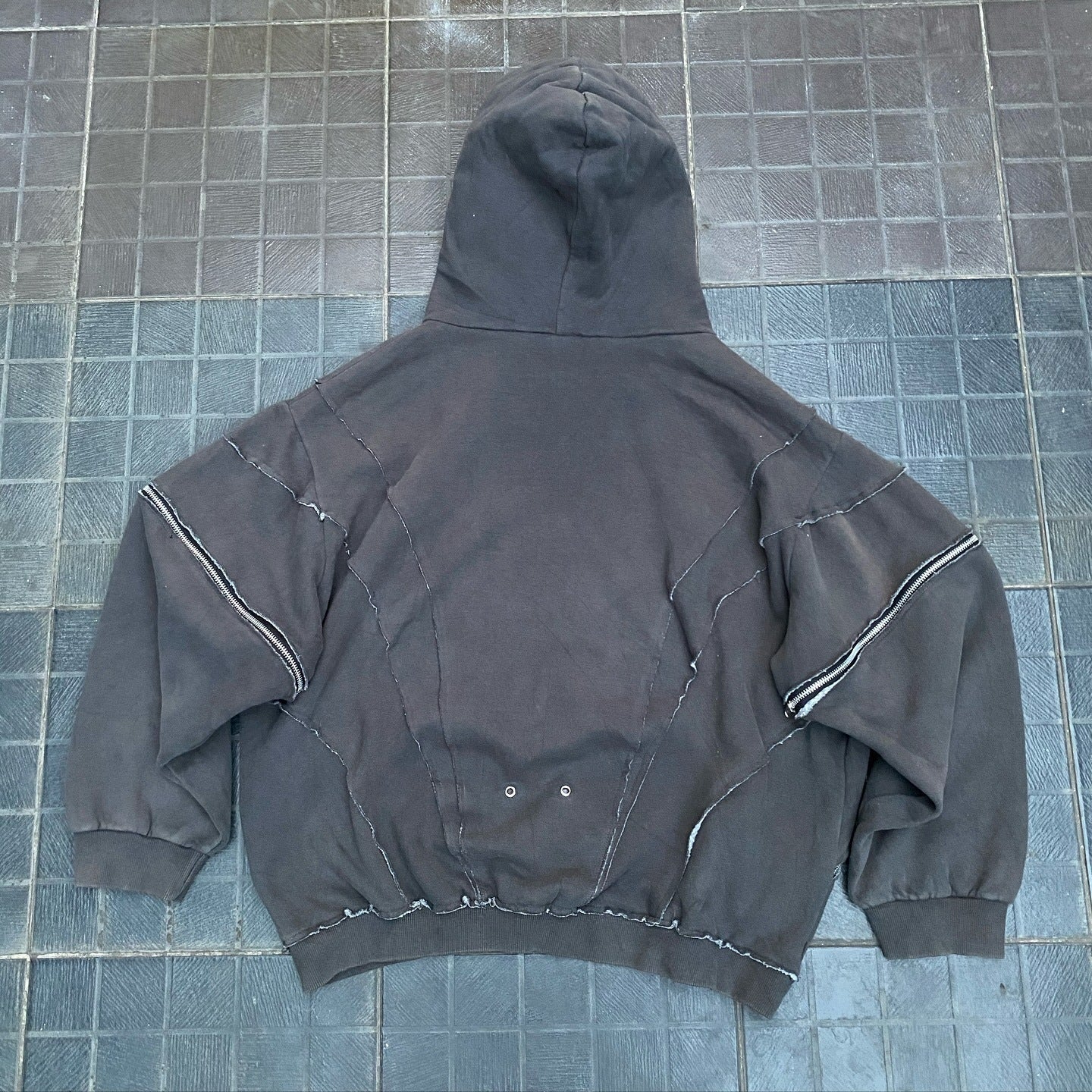 Dark Oversized Streetwear Hoodie - Image 2