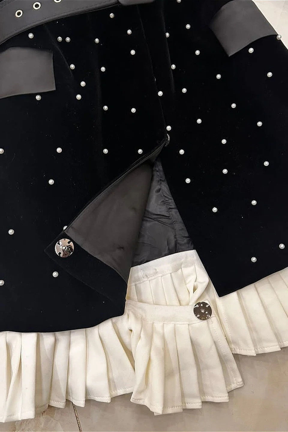Pearl Studded Blazer Mini Dress - Image 5
