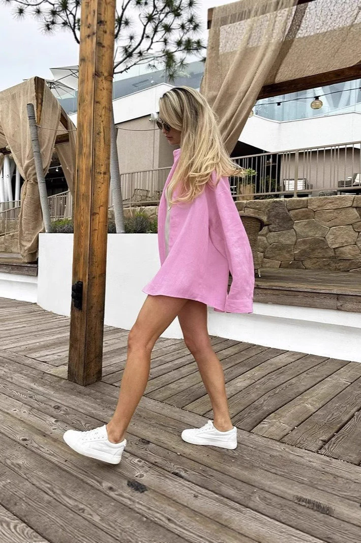 Casual Long Sleeve Shirt Blouse - Image 2