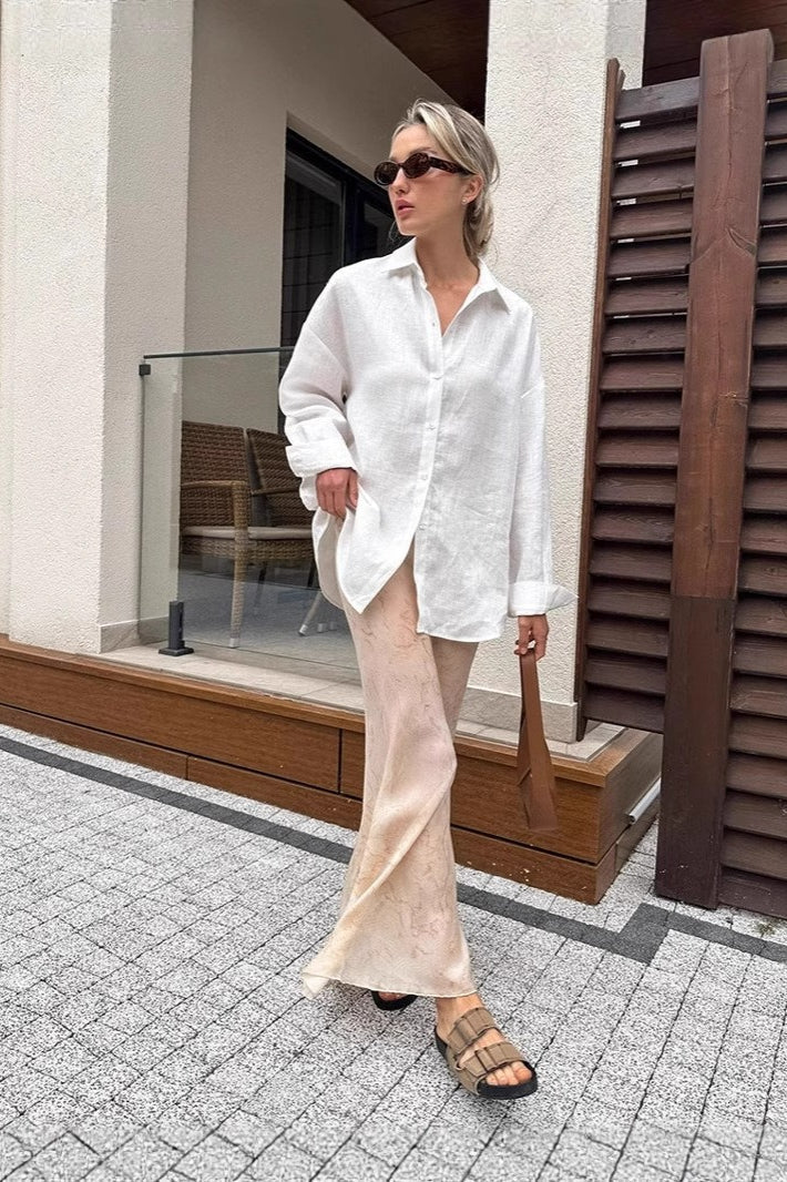 Casual Long Sleeve Shirt Blouse - Image 6