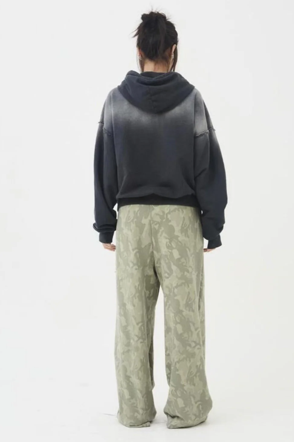 Vintage Washed Gradient Hoodie - Image 3