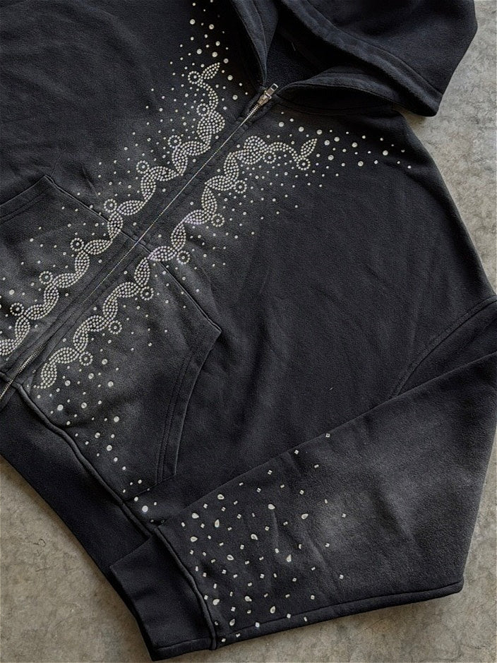Crystal Detail Pullover Hoodie - Image 3