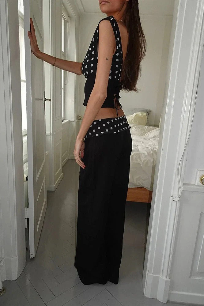 High Waist Slim Printed Casual Pants - Image 2