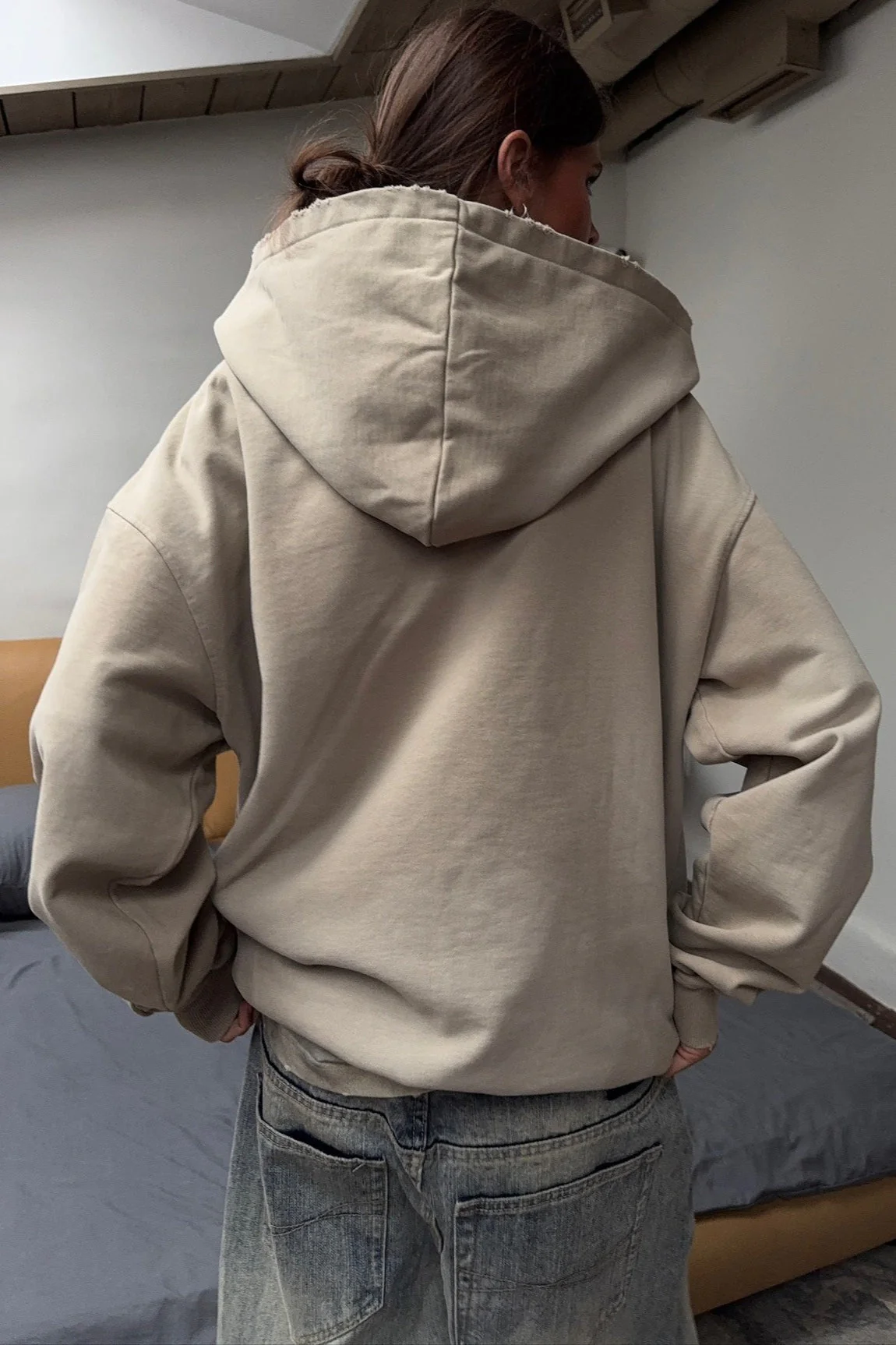Vintage Street Style Zip Up Hoodie - Image 4