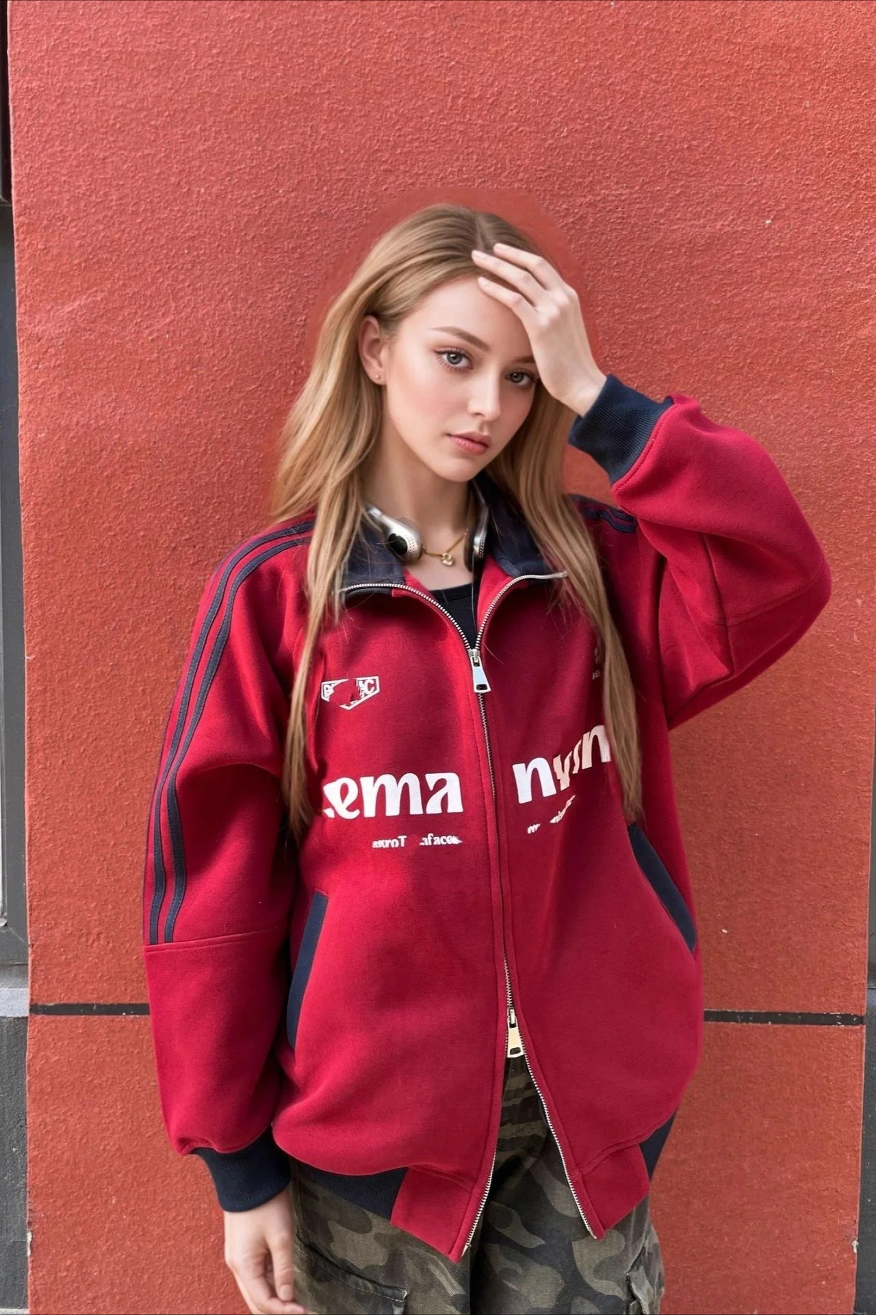 Heavyweight Cotton Zip Up Hoodie - Image 2