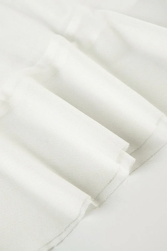Mesh Panel Ruffle Tie Detail Maxi Skirt - Image 5