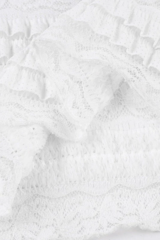 See-Through Lace Mesh Skirt - Image 4