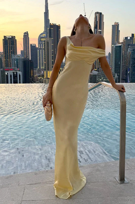 Satin Sleeveless Sexy Maxi Dress - Image 5