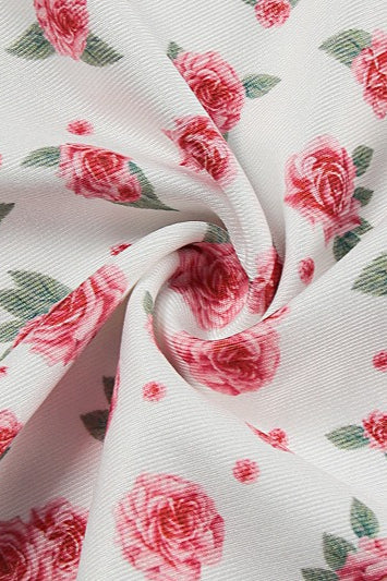 Floral Tie-Back Backless Fitted Split Maxi Dress - Image 5
