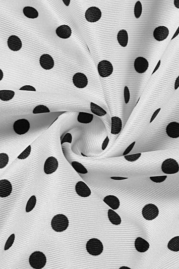Polka Dot Spaghetti Strap Backless Fitted Bodycon Maxi Dress - Image 6