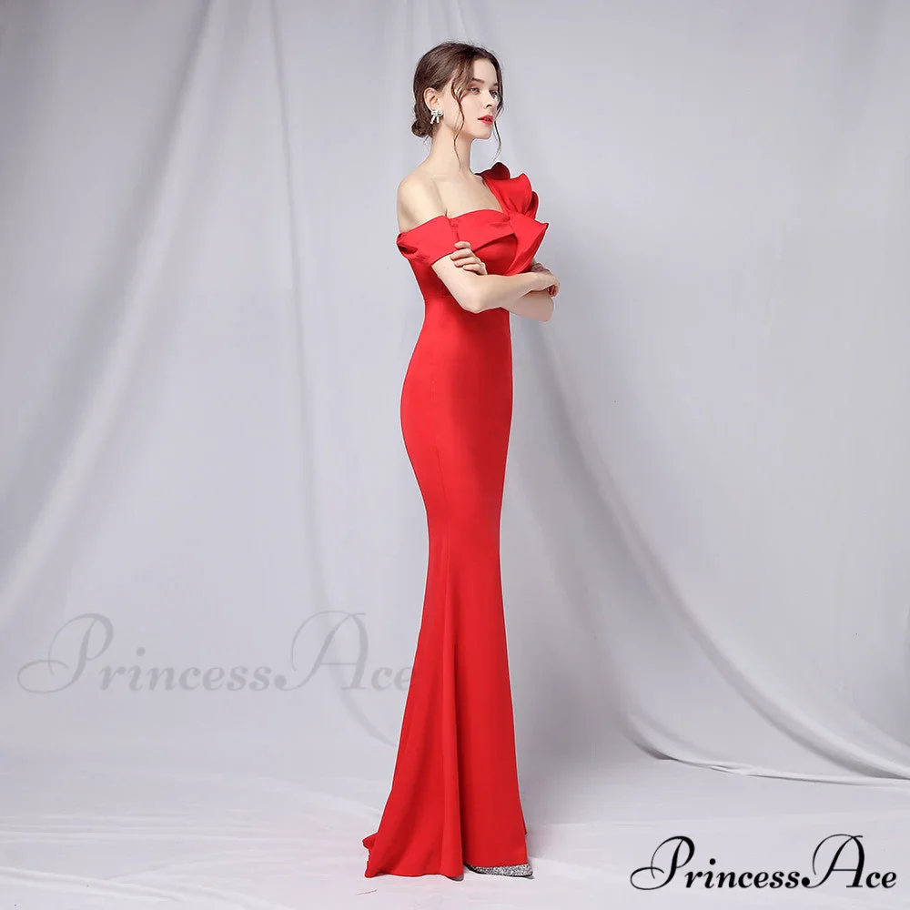 Delana Elegant Formal Charming One Shoulder Dress - Image 19