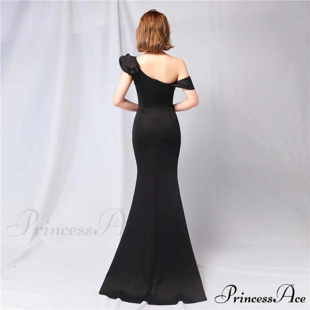 Delana Elegant Formal Charming One Shoulder Dress - Image 9