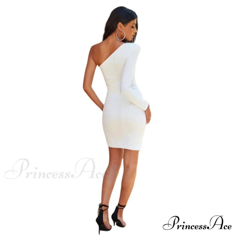 Lalana Formal One Charming Shoulder Mini Dress - Image 2