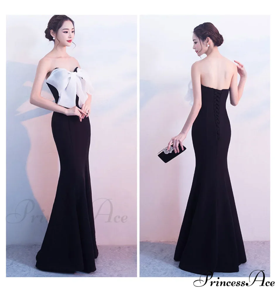 Lola Off-the-shoulder tube Charming top slim fishtail skirt - Image 13
