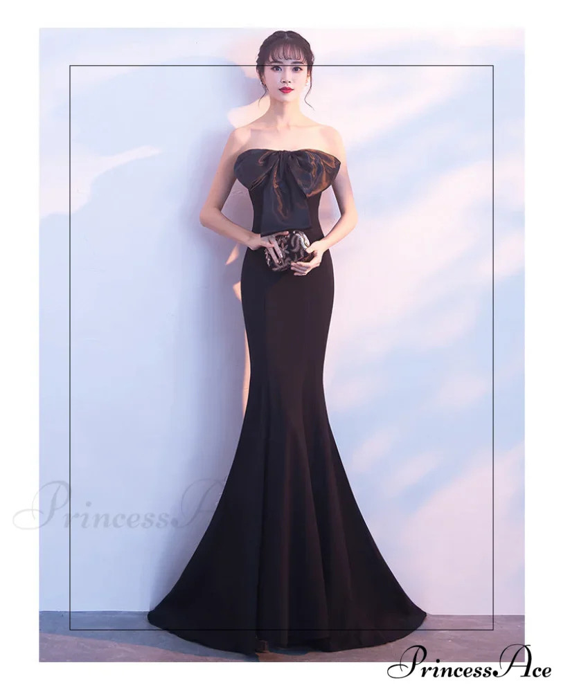 Lola Off-the-shoulder tube Charming top slim fishtail skirt - Image 8
