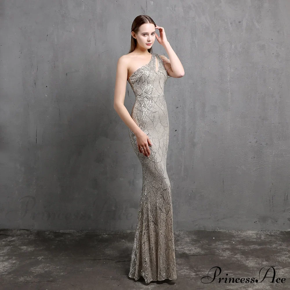 Mayven One Stylish Shoulder Formal Dress - Image 10