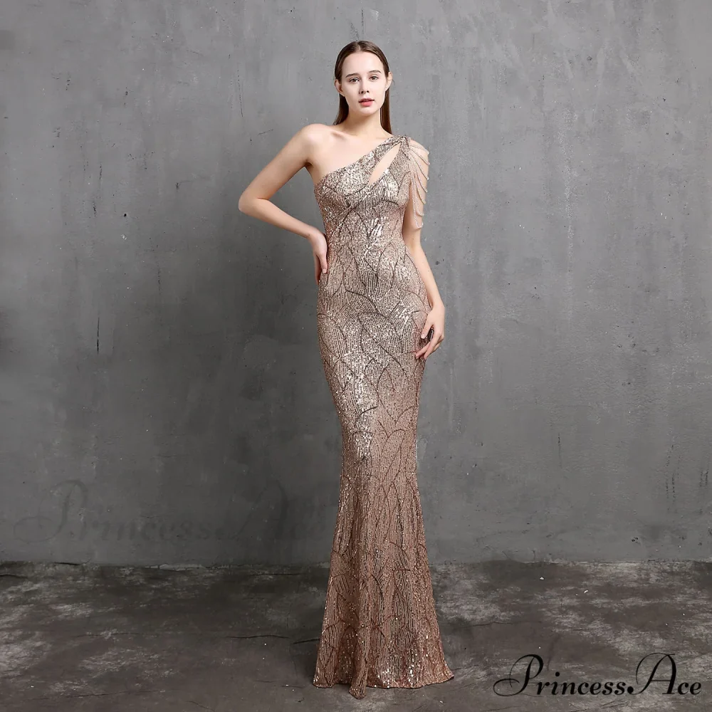 Mayven One Stylish Shoulder Formal Dress - Image 11