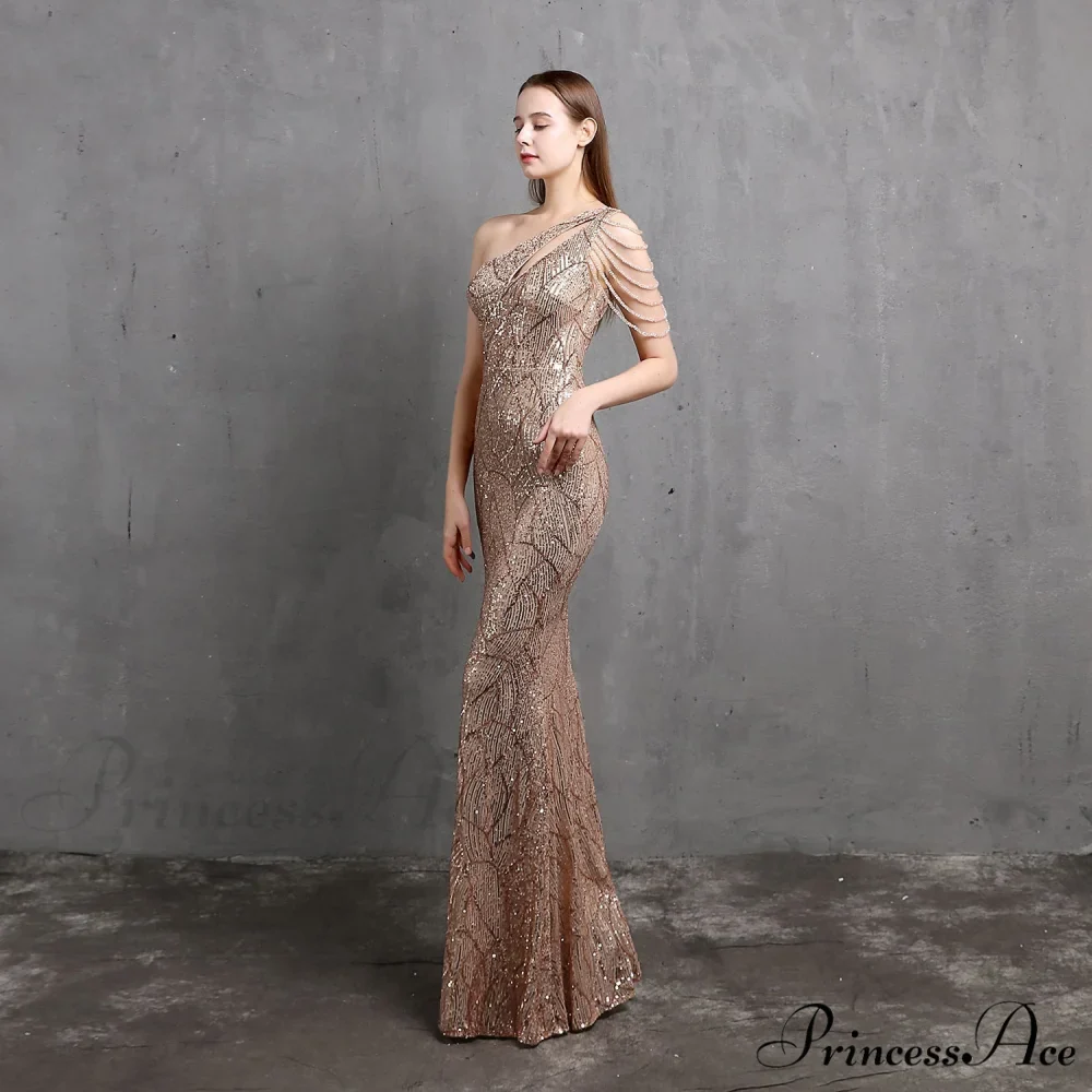 Mayven One Stylish Shoulder Formal Dress - Image 12