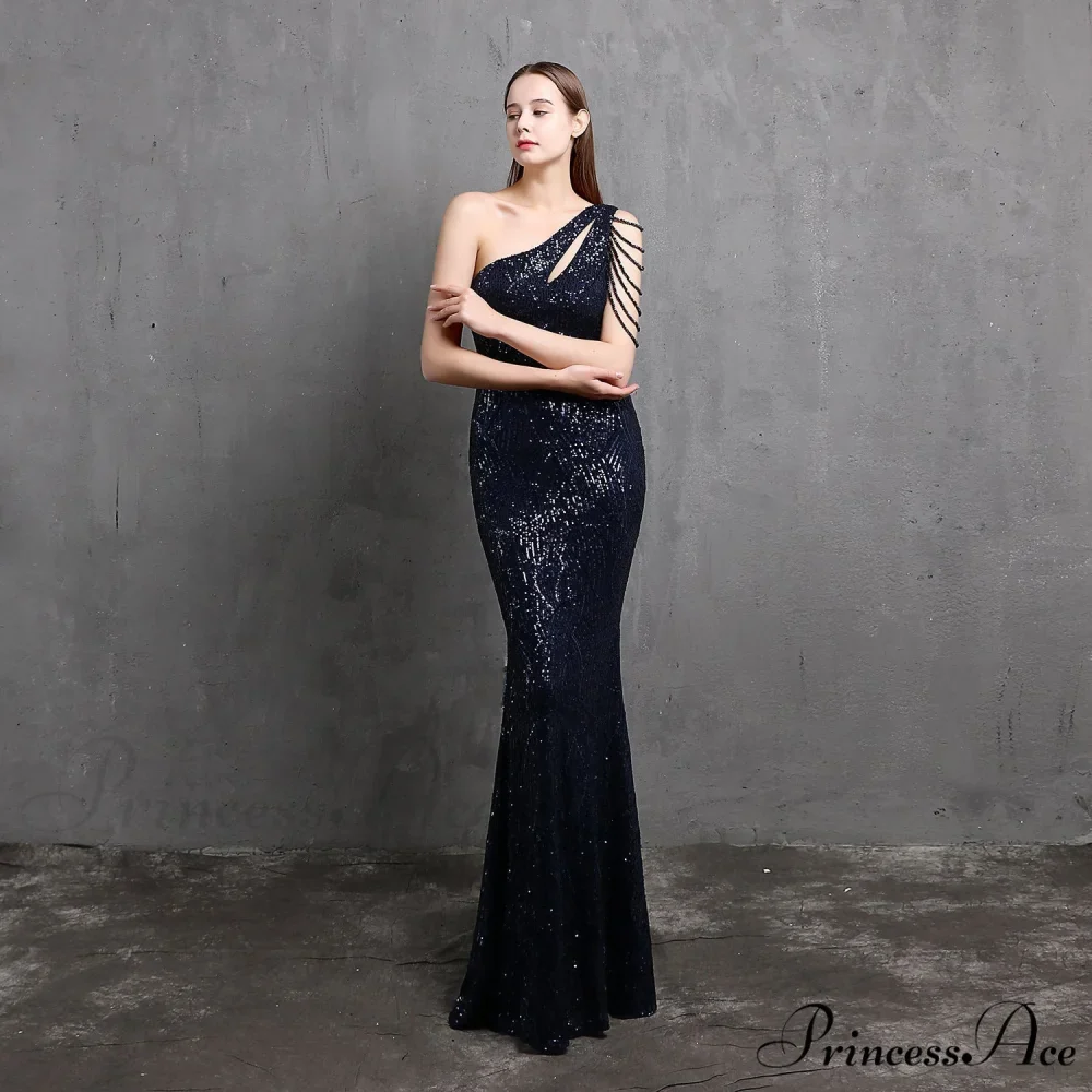 Mayven One Stylish Shoulder Formal Dress - Image 16