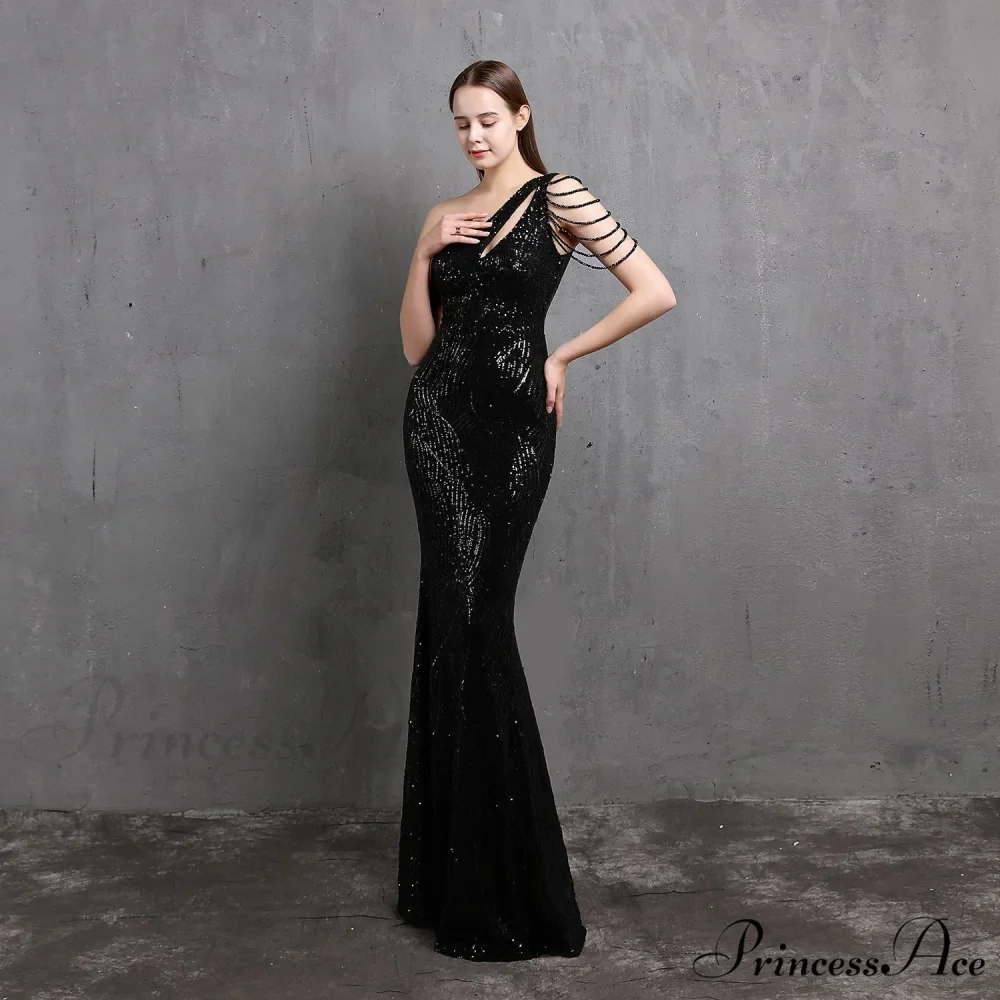 Mayven One Stylish Shoulder Formal Dress - Image 4