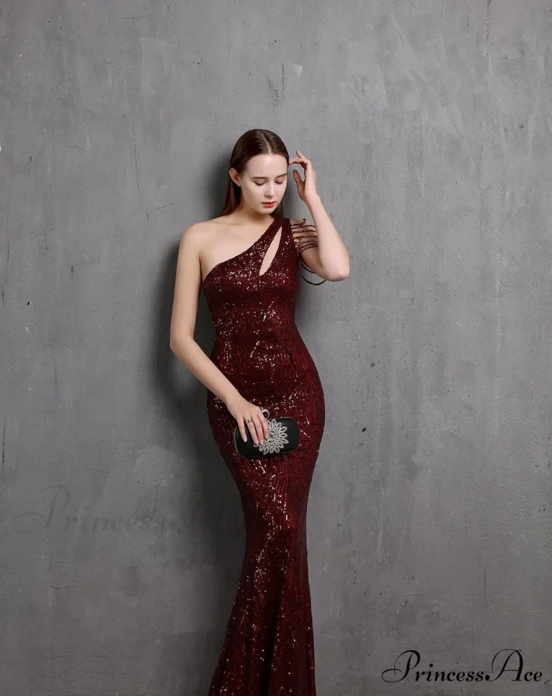 Mayven One Stylish Shoulder Formal Dress - Image 8