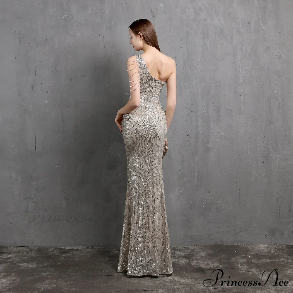 Mayven One Stylish Shoulder Formal Dress - Image 9
