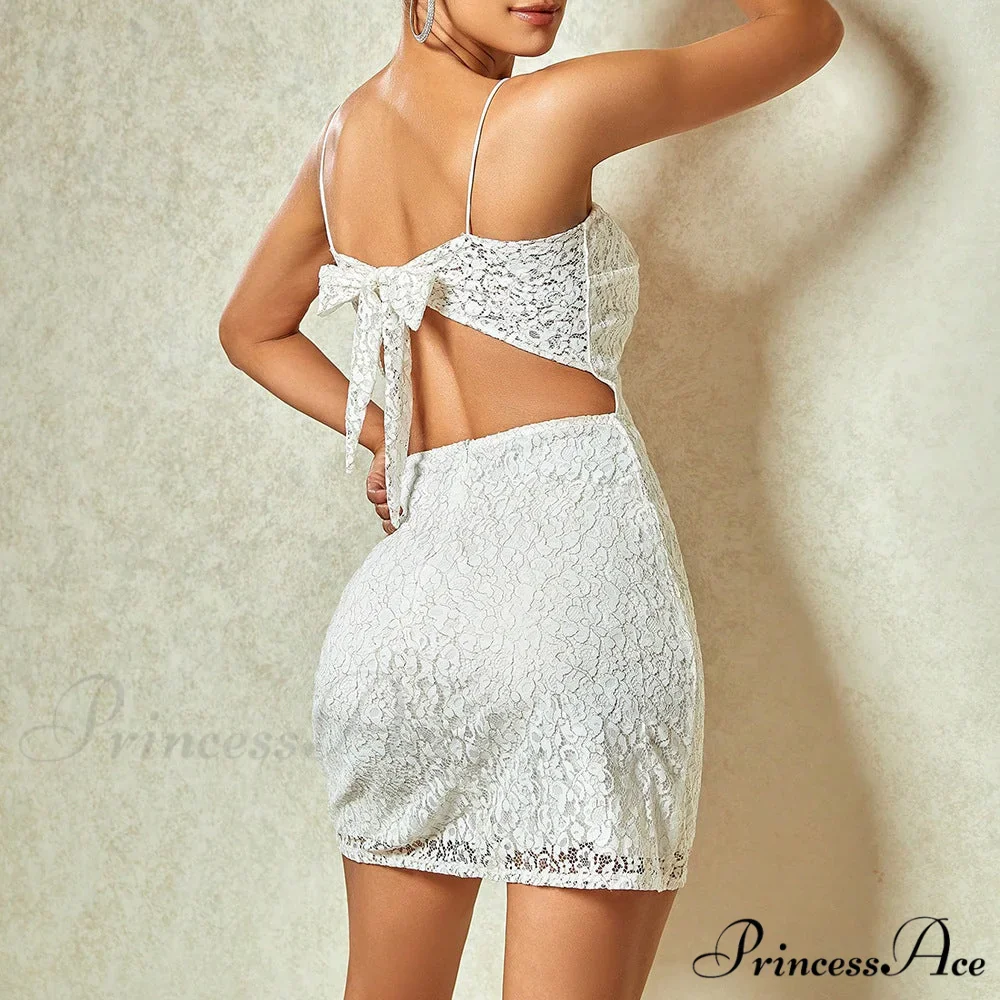 Tayla Formal Stylish Lace-Up Back Bodycon - Image 3