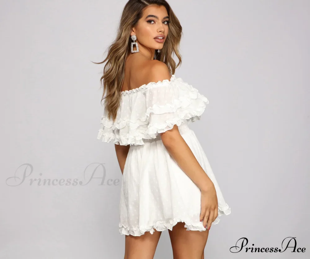 Flirty Vibes Stylish Linen Mini Dress - Image 2