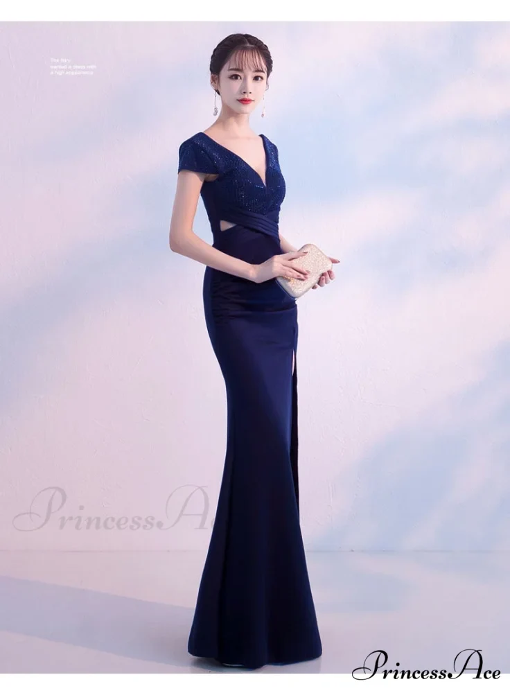Isabella Formal Stylish High Slit Dress - Image 10