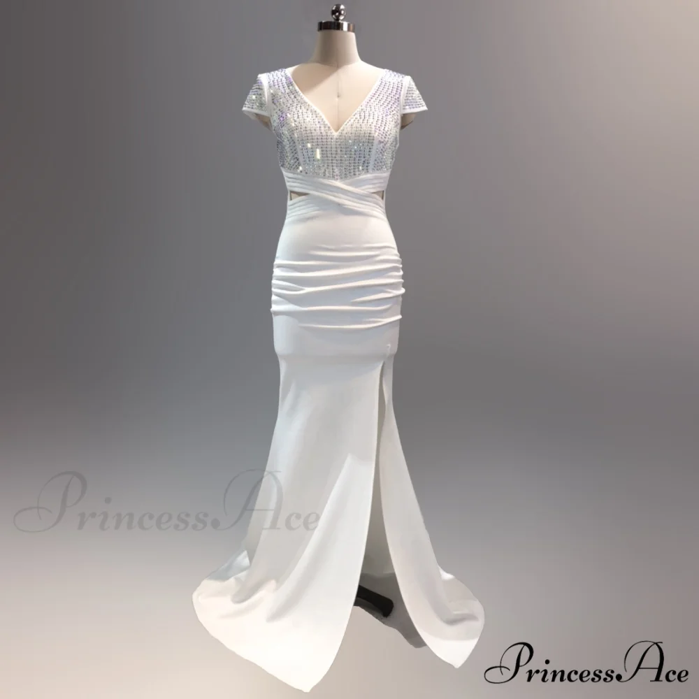 Isabella Formal Stylish High Slit Dress - Image 22